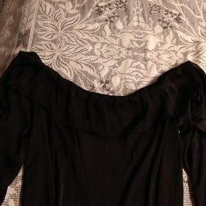 Long sleeve ruffle blouse